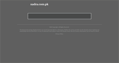Desktop Screenshot of nadra.com.pk