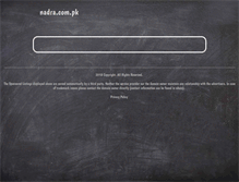 Tablet Screenshot of nadra.com.pk